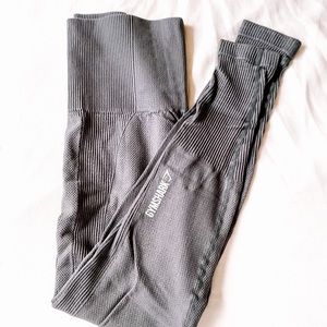 Gymshark Women High Waisted Gray Leggings - Size Medium